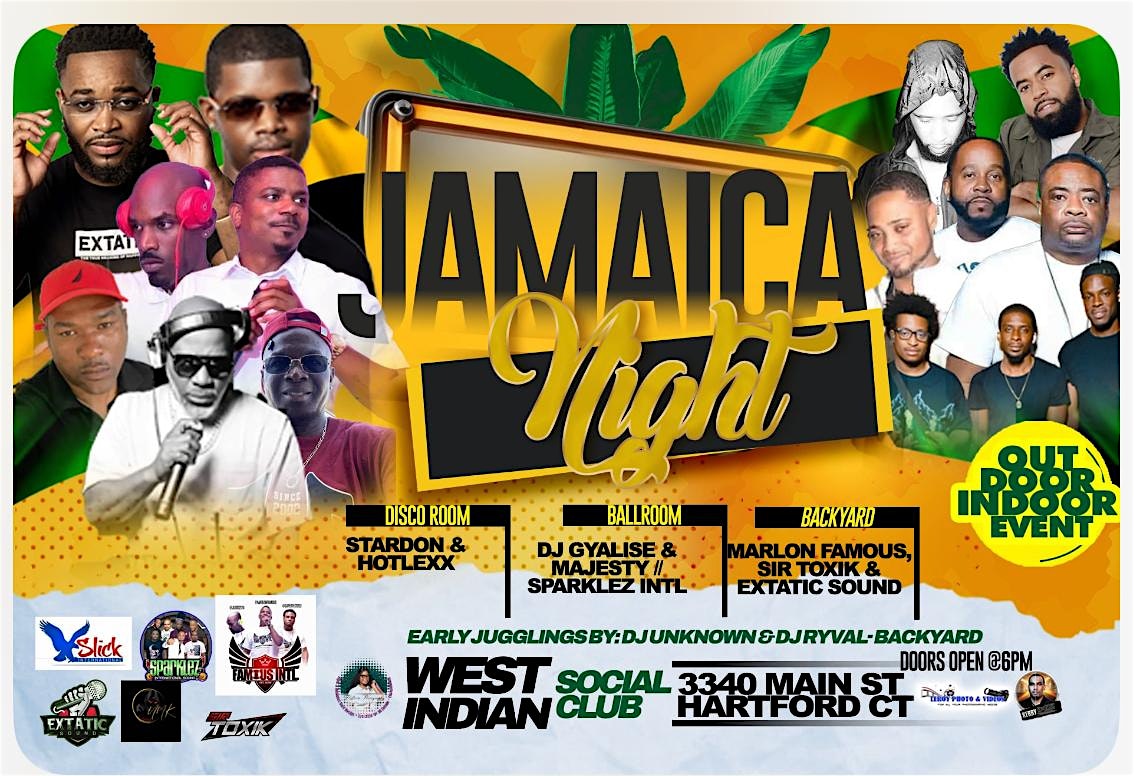 JAMAICA NIGHT! – Celebration Week (#CW2025) at West Indian Social Club of Hartford, Inc – Hartford, CT