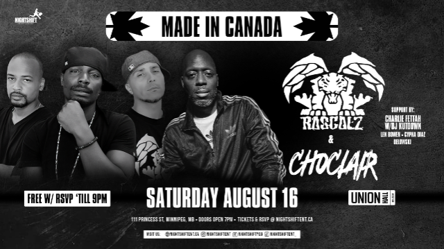 Rascalz at Exchange Event Centre – Winnipeg, Canada