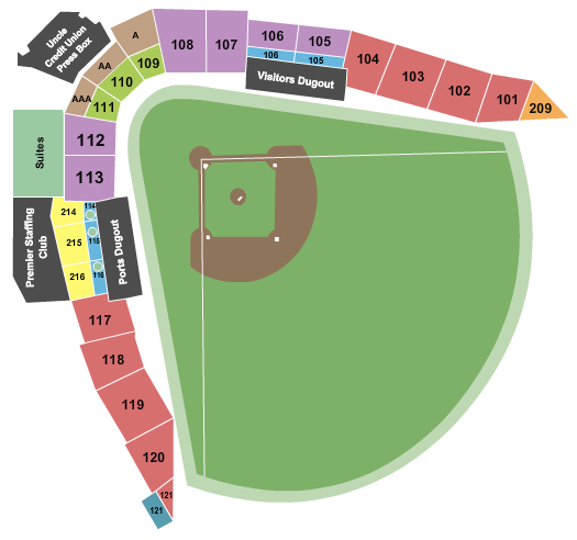 Stockton Ports vs. Lake Elsinore Storm at Banner Island Ballpark – Stockton,