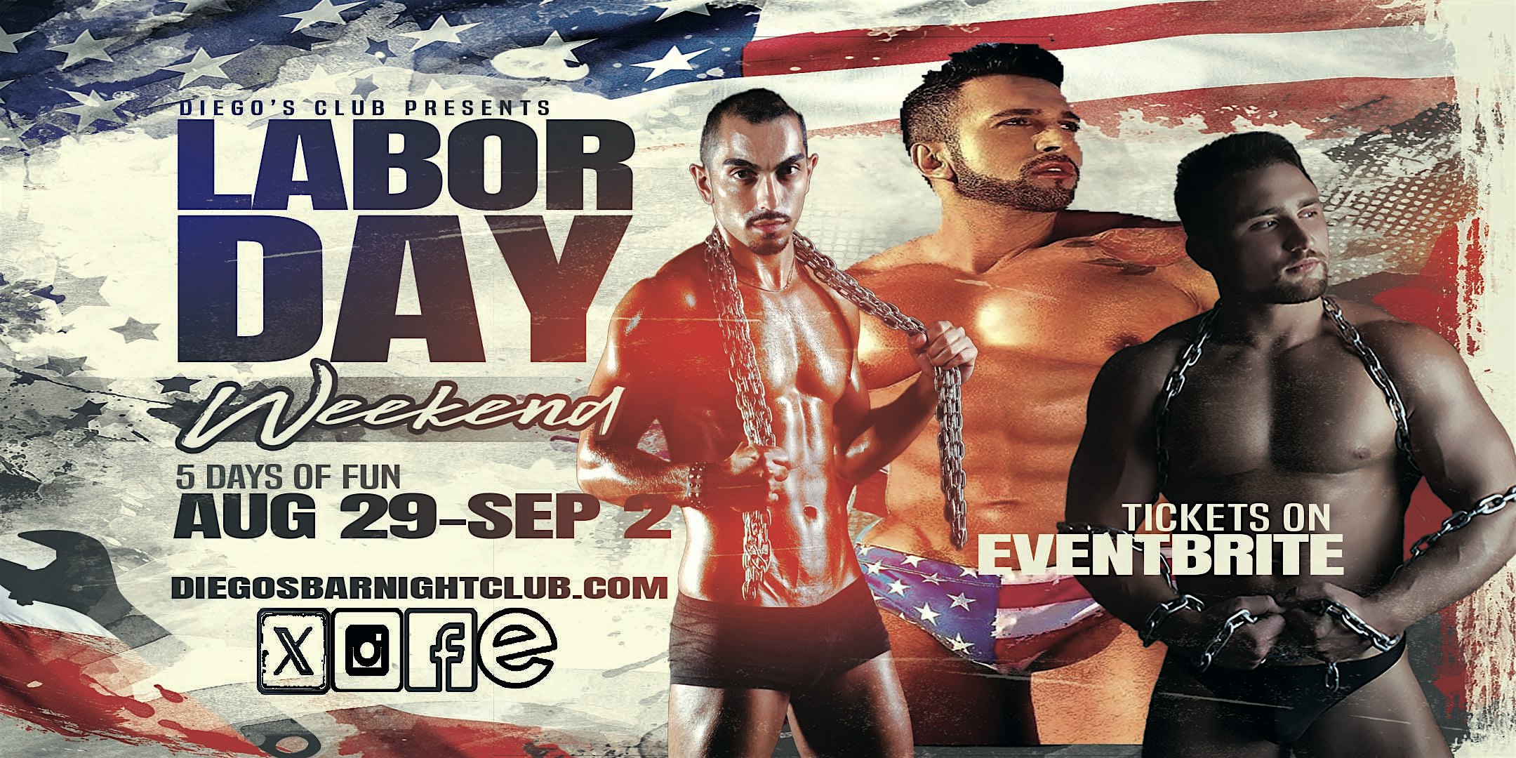 LABOR OF LOVE 25 VIP PASS EXPRESS at Diego’s Bar Nightclub, Rehoboth Avenue Extension, Rehoboth Beach, DE – Rehoboth Beach, DE