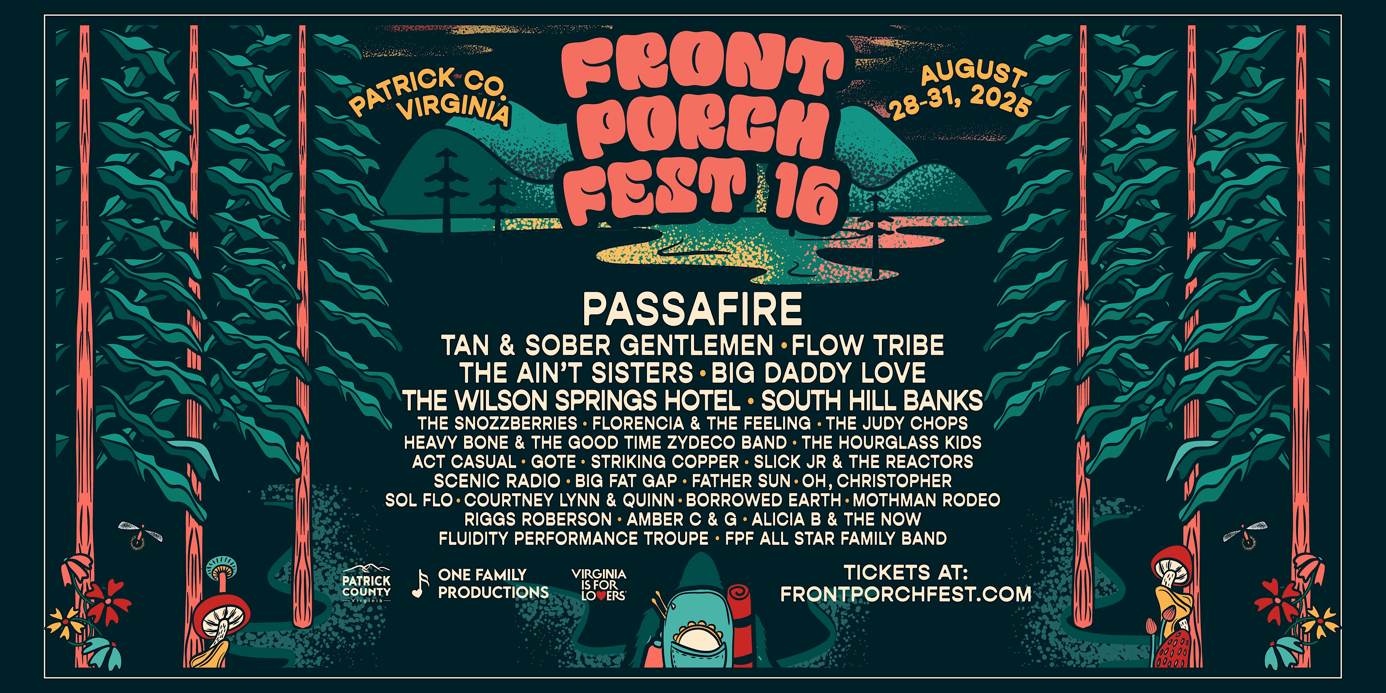 Front Porch Fest 16 at Spirithaven Farm – Stuart, VA