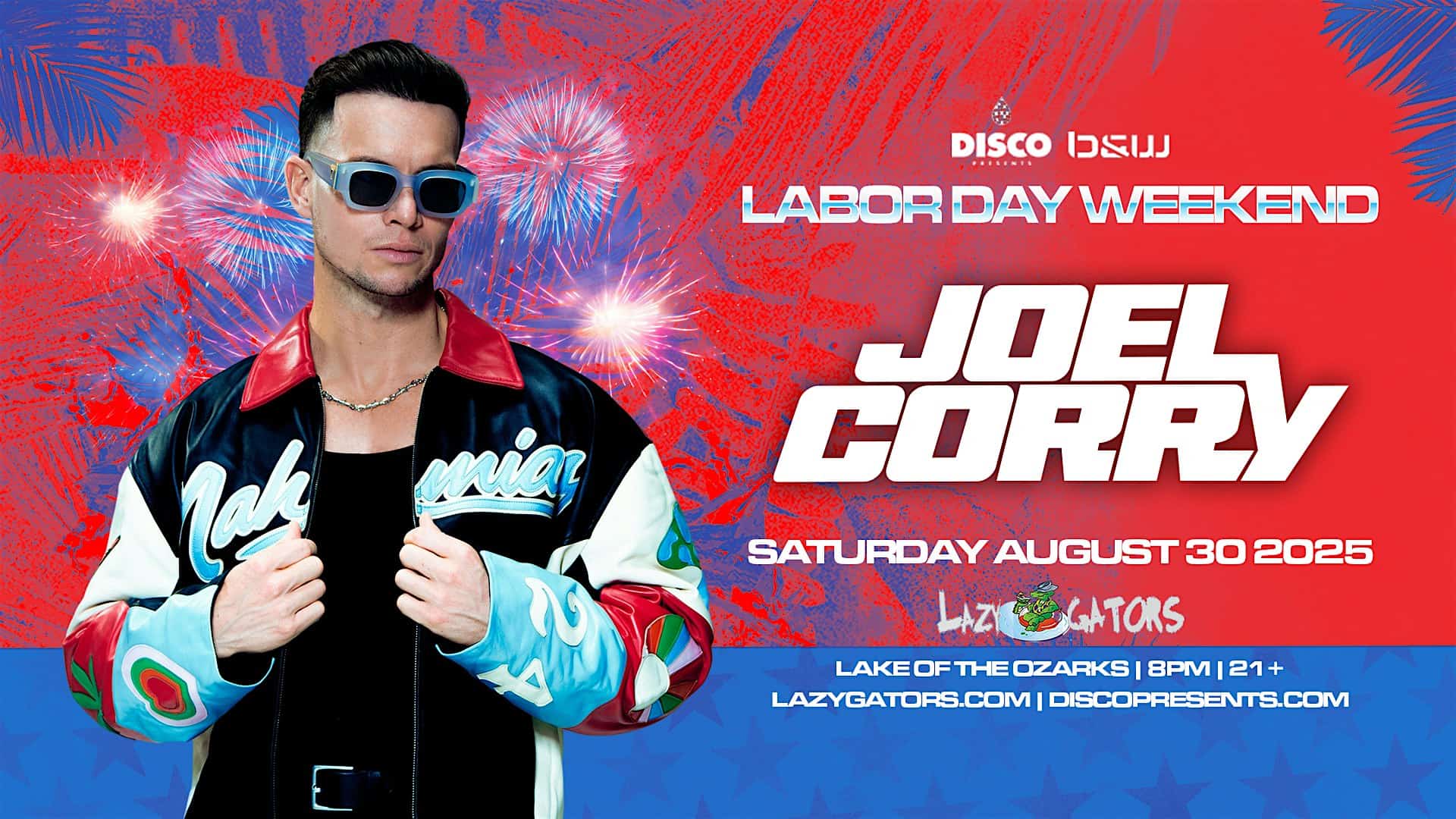 Joel Corry at Lazy Gators 8/30 at Shady/Lazy Gators – Lake Ozark, MO