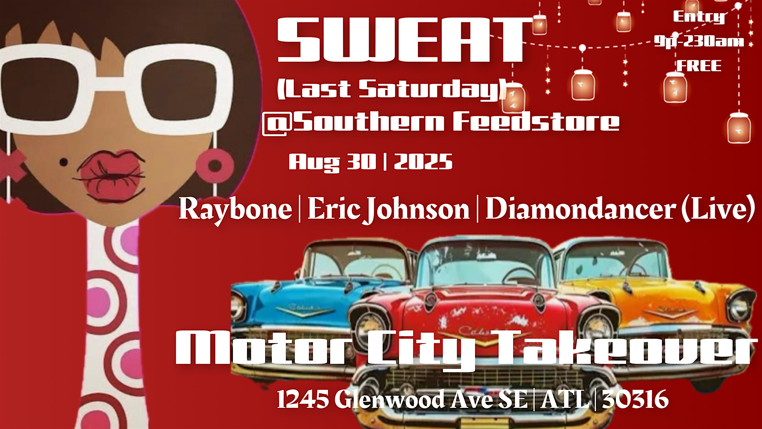 Copy of SWEAT presents Motor City Takeover at Southern Feed Store – Atlanta, GA