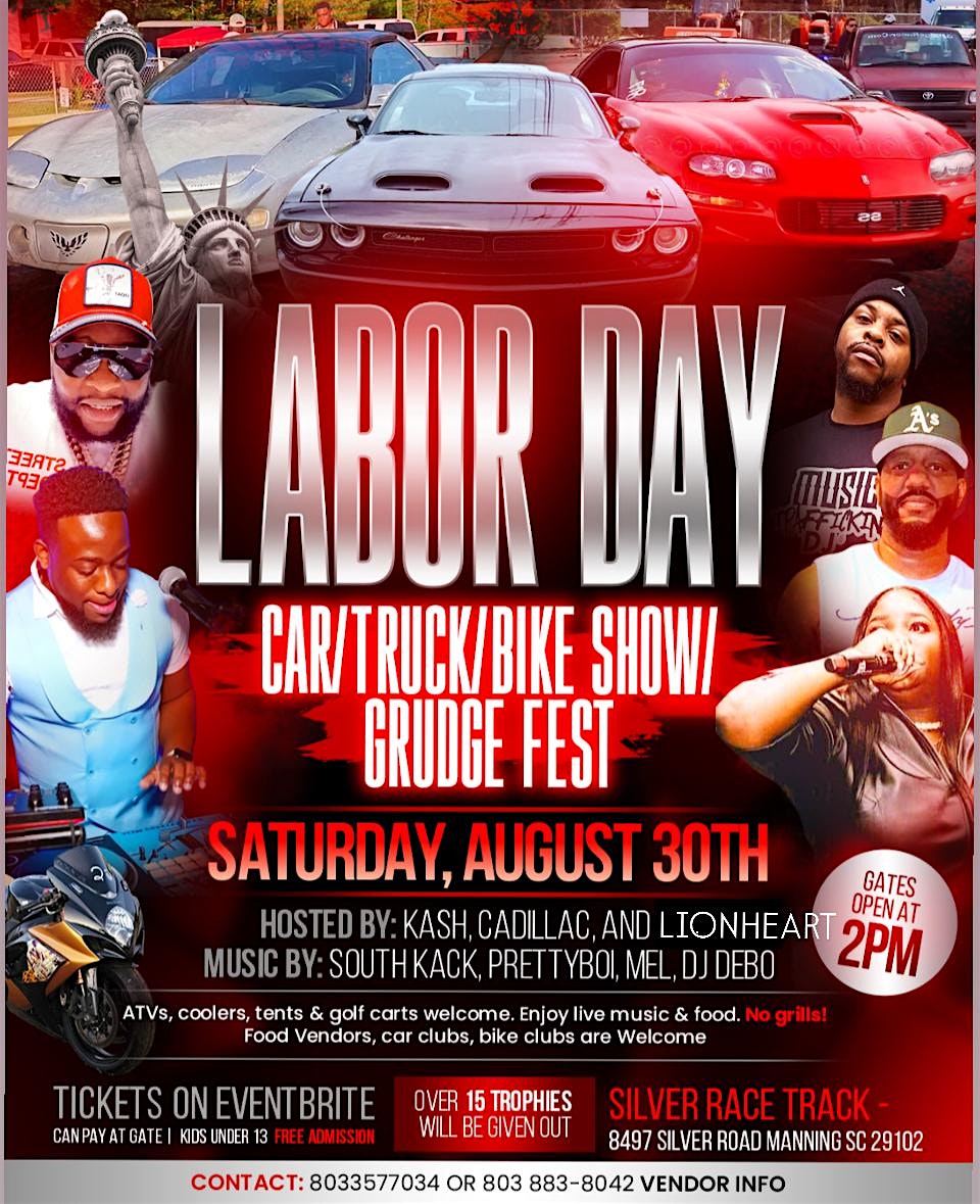 Labor Day Festival (Reggae & R&B Edition) at Silver Race Track – Manning, SC