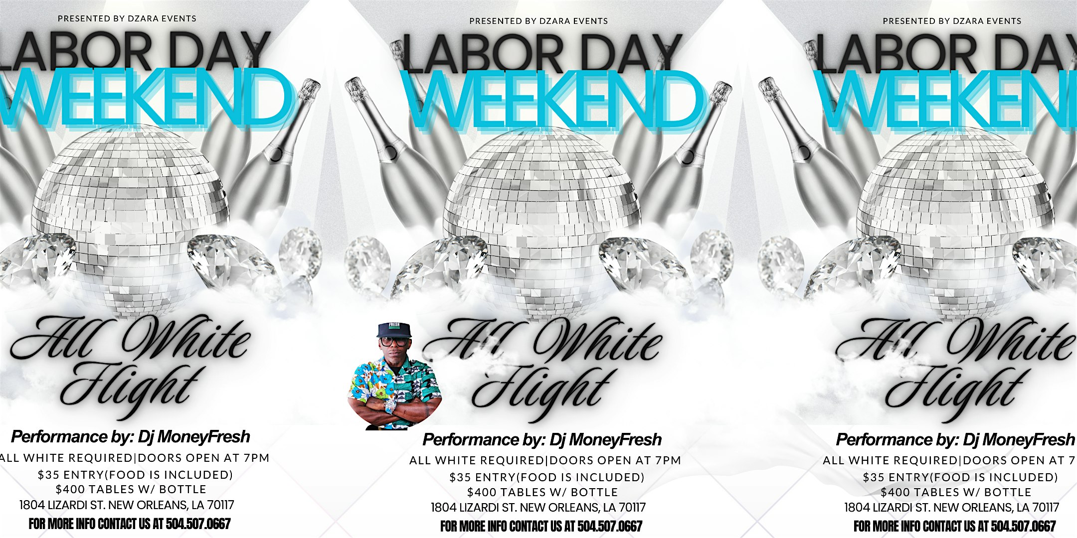 Labor Day All White Flight Party at 1804 Lizardi St – New Orleans, LA
