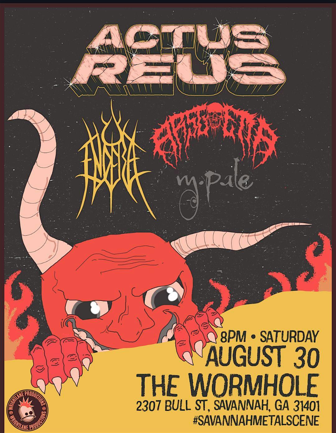 Labor Day Weekend Metal Fest at The Wormhole Neighborhood Pub & Music Venue – Savannah, GA