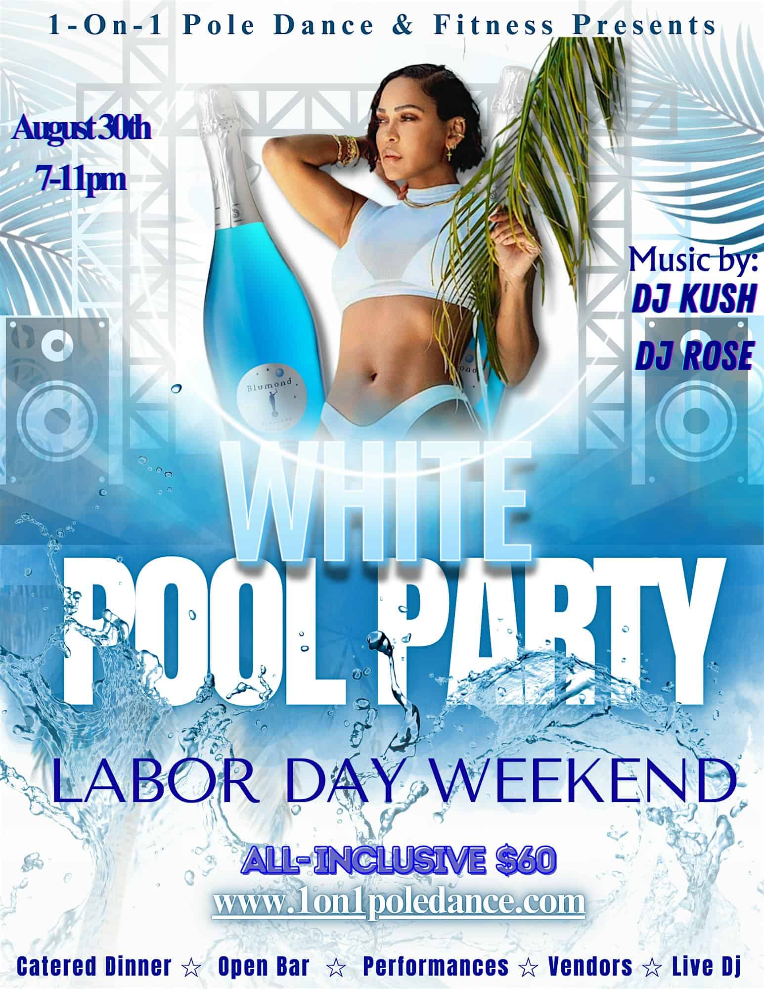 All White Labor Day Weekend Pool Party at The Tropical Oasis – Royal Palm Beach, FL