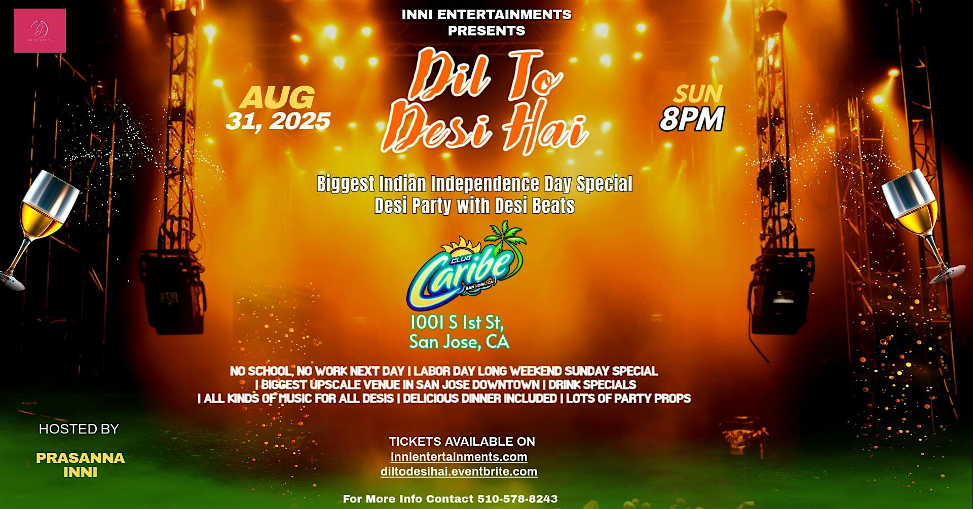 Dil To Desi Hai at CLUB CARIBE – San Jose, CA
