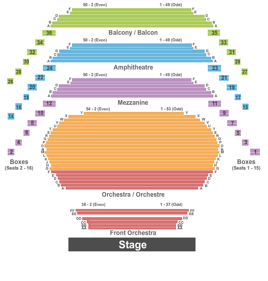 Tosca at Southam Hall at National Arts Centre – Ottawa, Canada