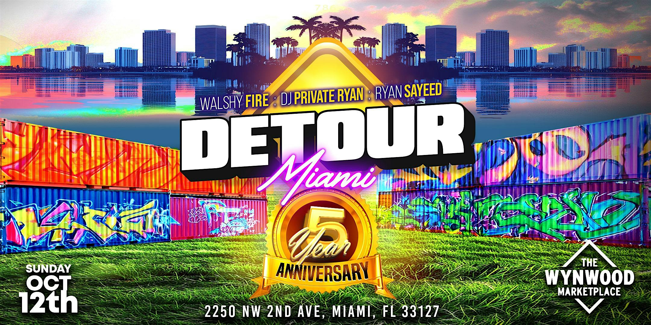 DETOUR! MIAMI CARNIVAL SUN W/ DJ PRIVATE RYAN & FRIENDS at Wynwood Marketplace – Miami, FL