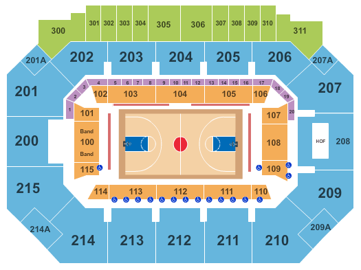 2025-2026 Southern Methodist (SMU) Mustangs Menâs Basketball Season Tickets (Includes Tickets To All Regular Season Home Games) at Moody Coliseum – Dallas,