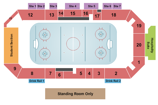 Union College Garnet Chargers vs. RPI Engineers at M&T Bank Center – Schenectady,