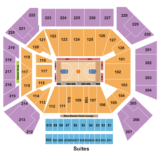 DePaul Blue Demons Women’s Basketball vs. Northwestern Wildcats at Wintrust Arena – Chicago,