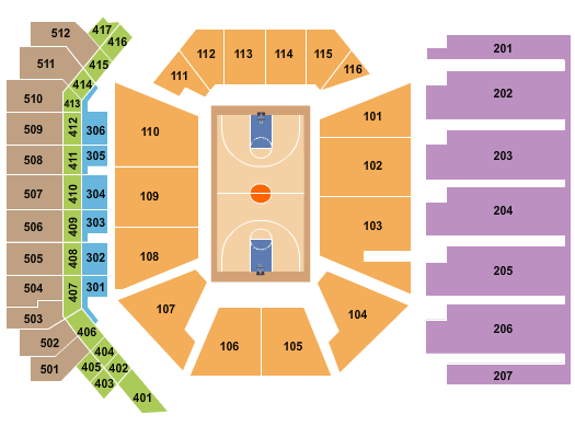 Toledo Rockets vs. Central State University at Savage Arena – Toledo,