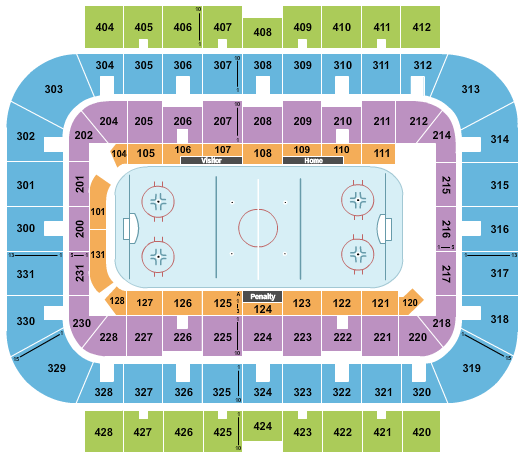 Milwaukee Admirals vs. Chicago Wolves at UWM Panther Arena – Milwaukee,