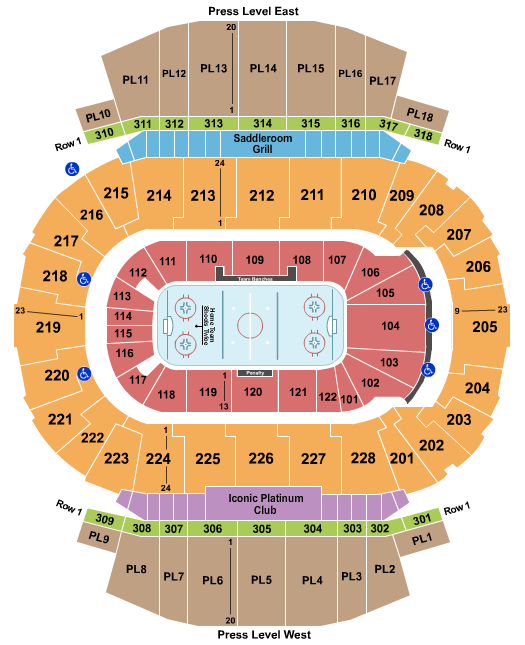 Calgary Flames vs. Vegas Golden Knights at Scotiabank Saddledome – Calgary, Canada