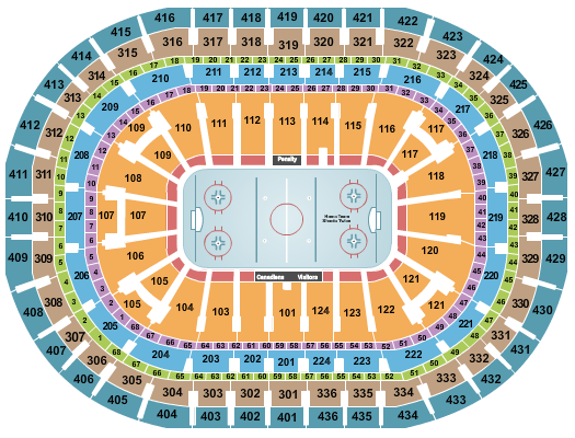 Montreal Canadiens vs. Vancouver Canucks at Centre Bell – Montreal, Canada