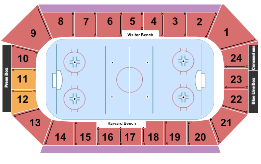 Harvard Crimson vs. Clarkson Golden Knights at Bright-Landry Hockey Center – Boston,