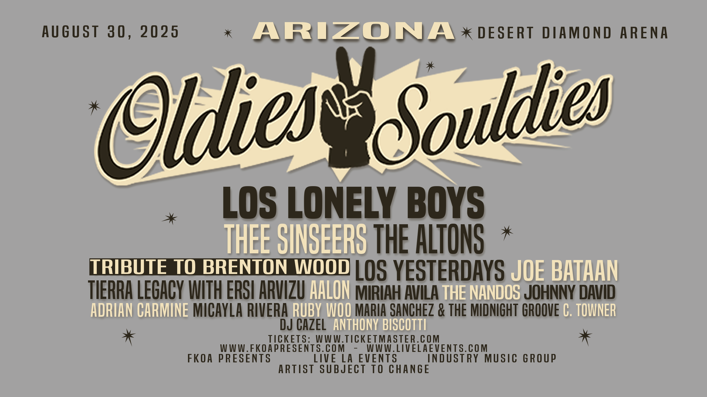 Los Lonely Boys at Mainstage Theatre at Reilly Arts Center – Ocala – Ocala,