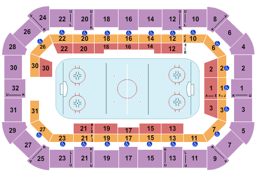 Saginaw Spirit vs. Windsor Spitfires at Dow Arena At Dow Event Center – Saginaw,