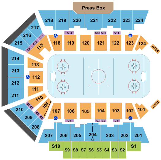 Rockford Icehogs vs. Milwaukee Admirals at BMO Center – Rockford – Rockford,