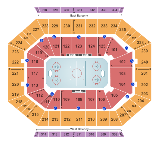 Worcester Railers vs. Norfolk Admirals at DCU Center – Worcester,
