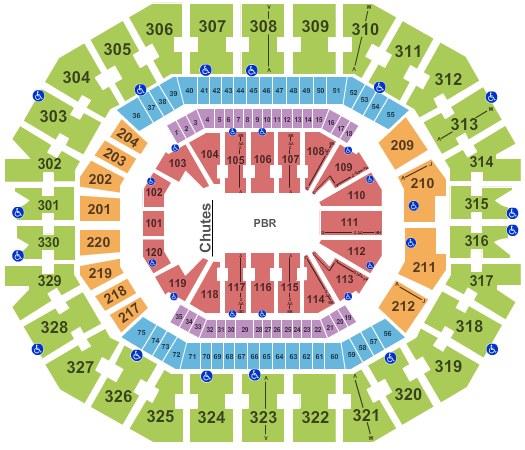 PBR – Unleash The Beast at KFC Yum! Center – Louisville,