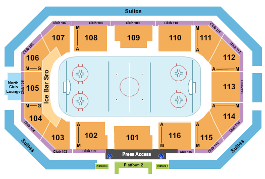 Fargo Force vs. Dubuque Fighting Saints at Scheels Arena – Fargo,