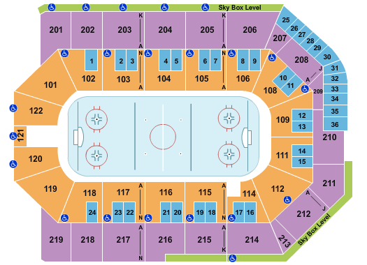 Ontario Reign vs. Colorado Eagles at Toyota Arena – Ontario – Ontario,