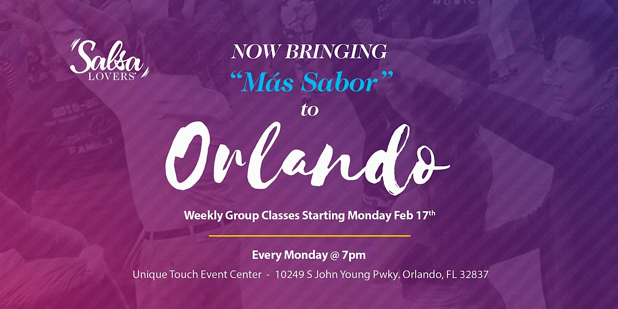 Salsa Lessons in Orlando at Unique Touch Event Center and Rentals – Orlando, FL