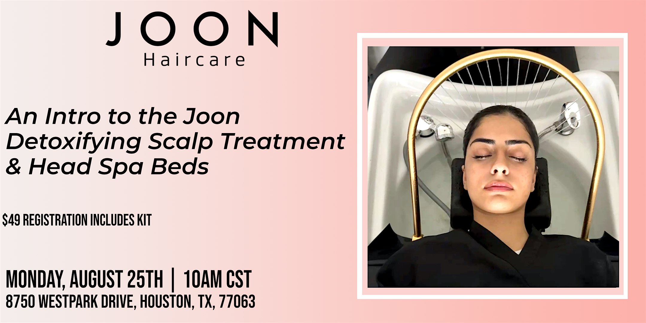 Joon Haircare: Intro to Detoxifying Scalp Treatments & Head Spa Beds at Salon and Spa Wholesaler – Houston, TX