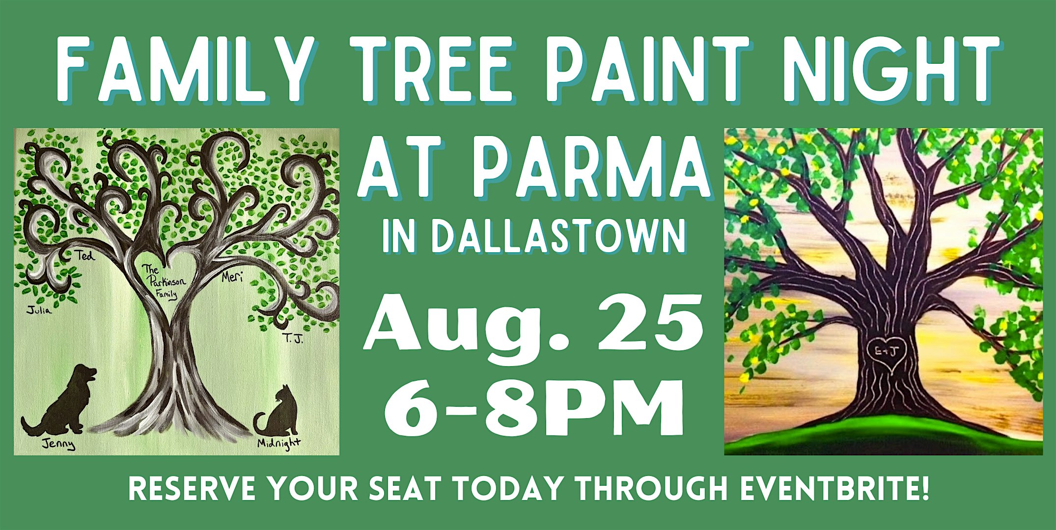Family Tree Paint Night at Parma Pizza & Grill – Dallastown, PA