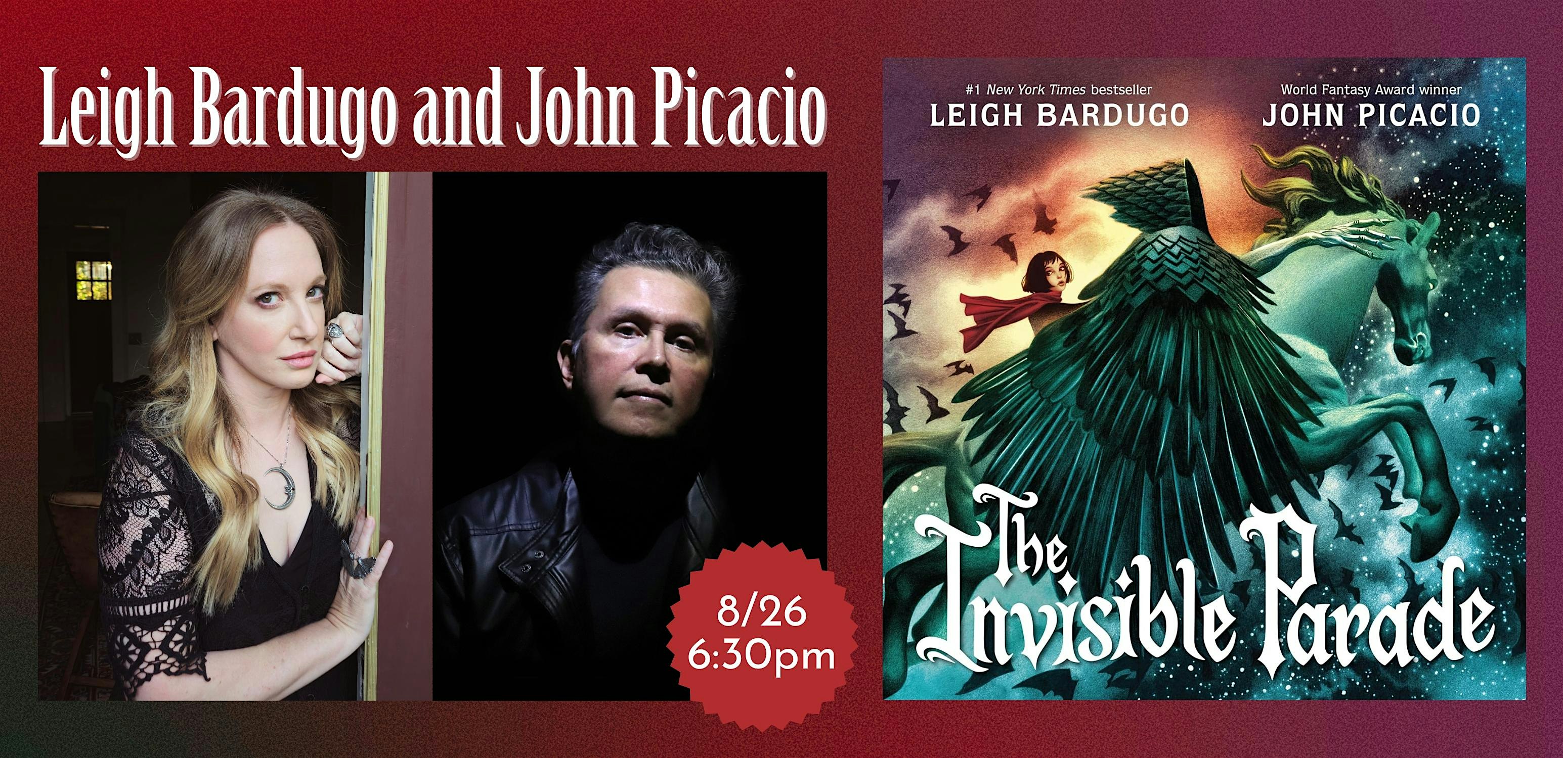 Leigh Bardugo and John Picacio at An Unlikely Story – Plainville, MA