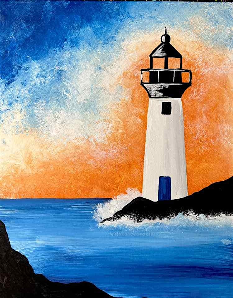 Paint party at Wissota Chophouse in Lynden-Pacific Lighthouse at Wissota Chophouse – Lynden – Lynden, WA