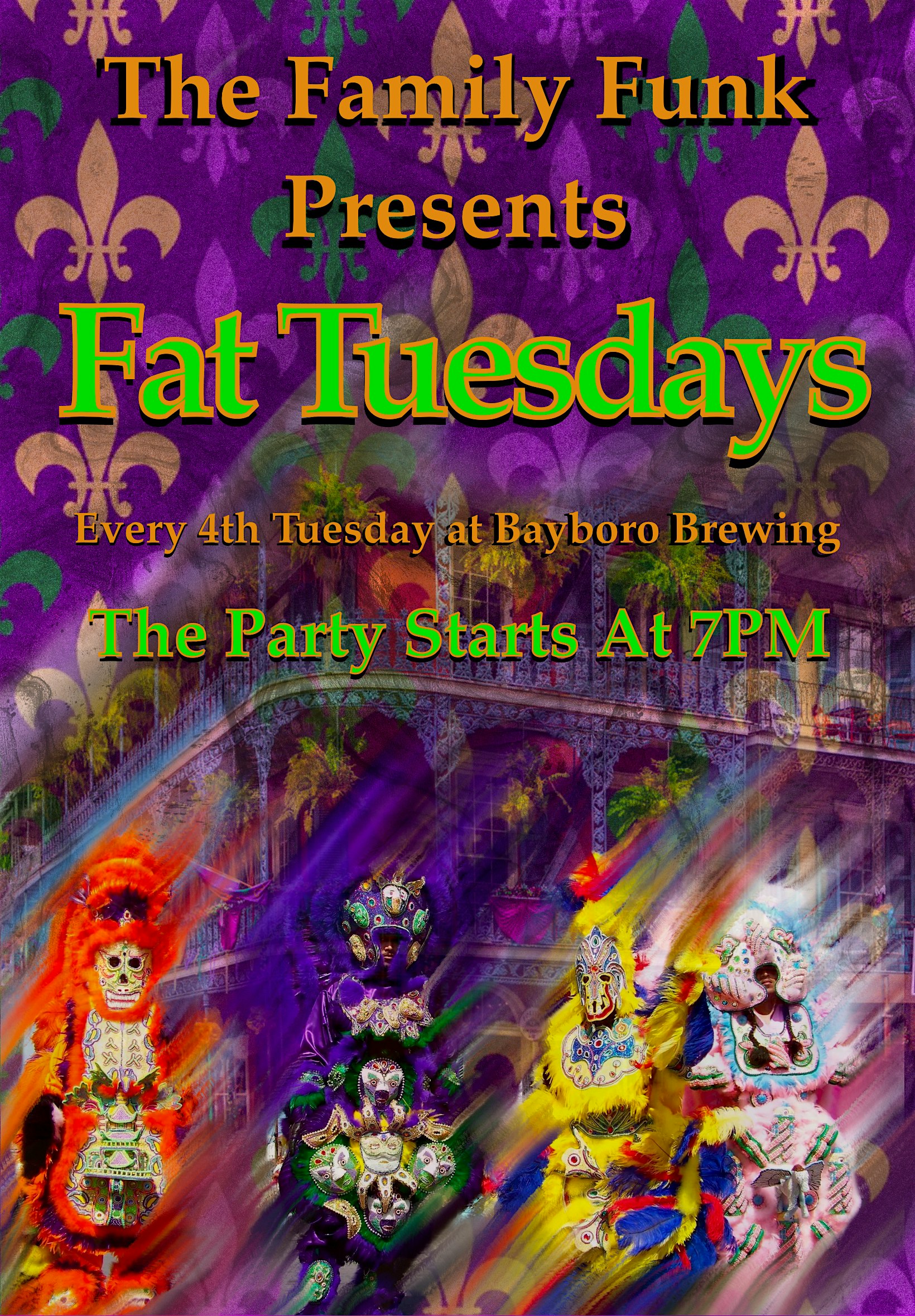 The Family Funk Presents Fat Tuesdays at the Venue at Bayboro at Bayboro Brewing Co – St. Petersburg, FL