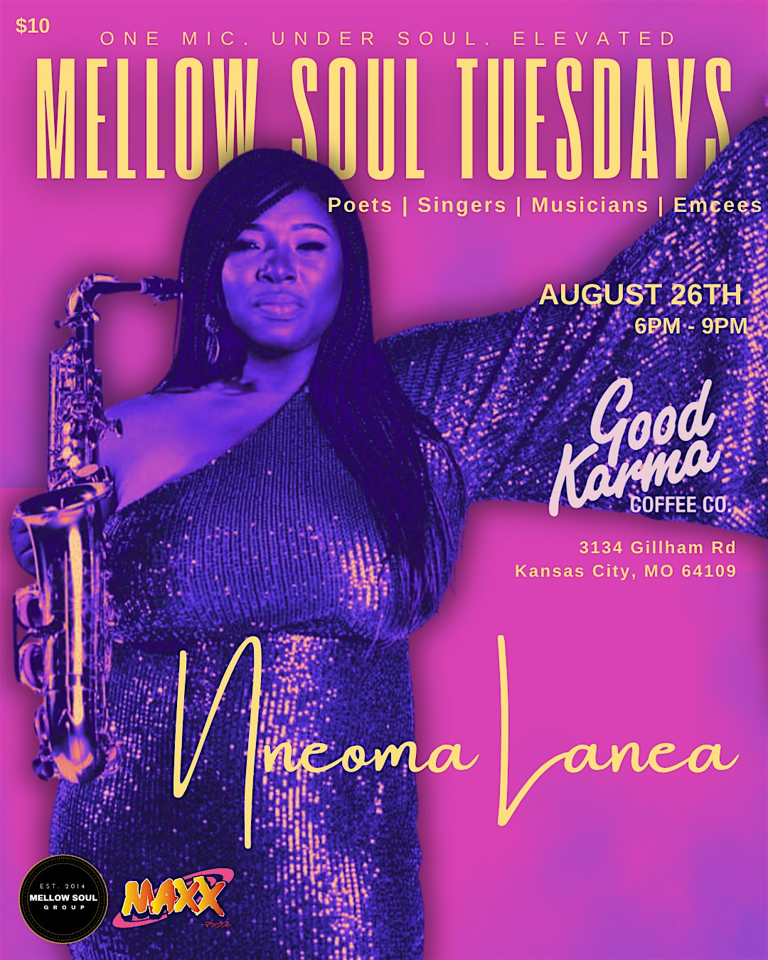 Mellow Soul Tuesdays ft Nneoma Lanea at Good Karma Coffee – Kansas City, MO