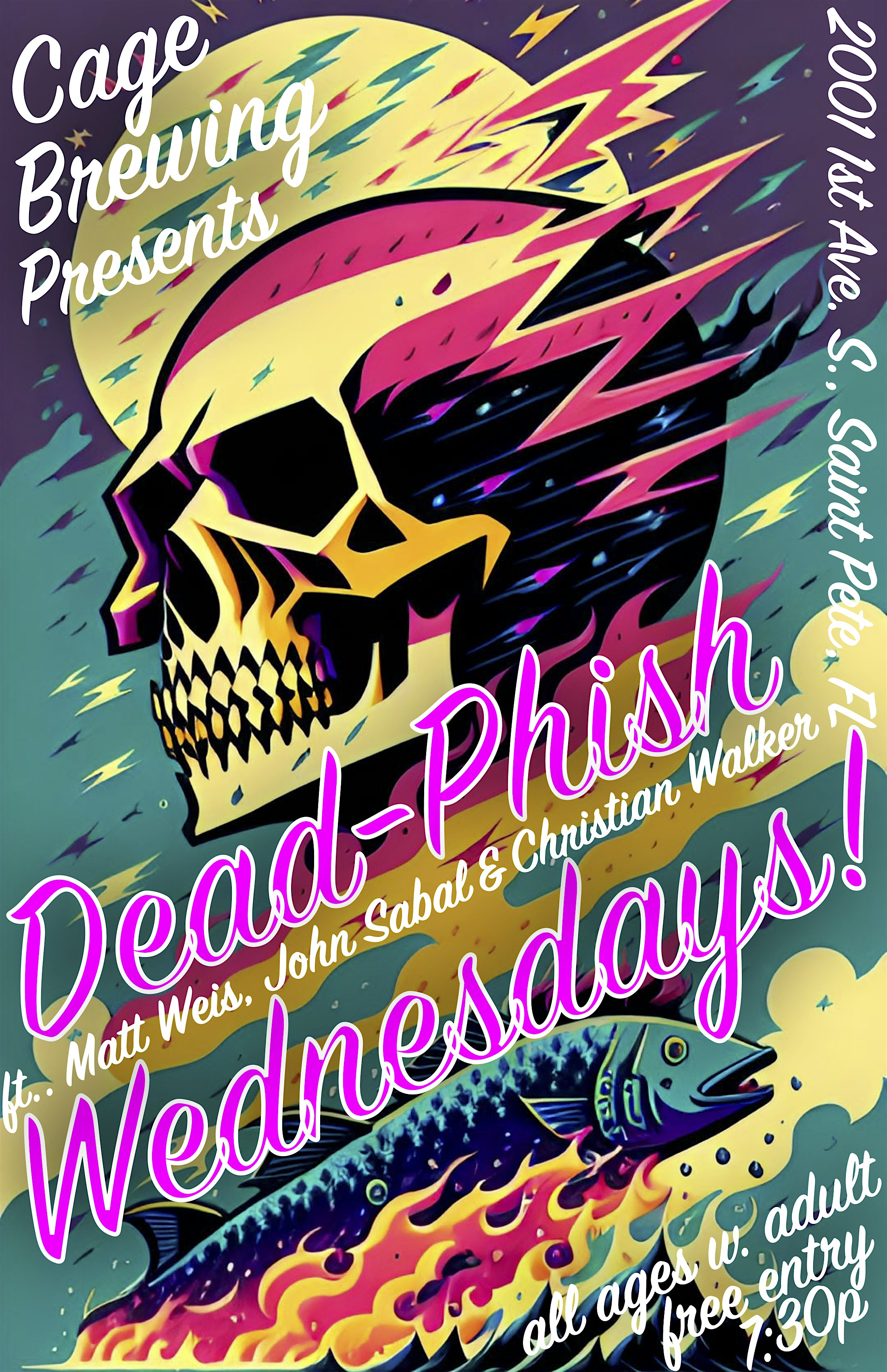 FREE: DeadPhish Wednesdays ft. Matt Weis++ | Cage Brewing, Saint Pete, FL at Cage Brewing – St. Petersburg, FL