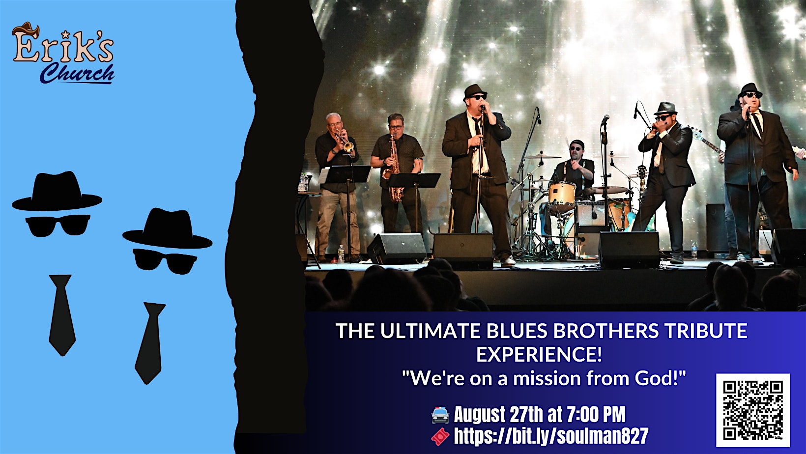 Blues Brothers The Next Generation at Eriks Church – Windham, ME