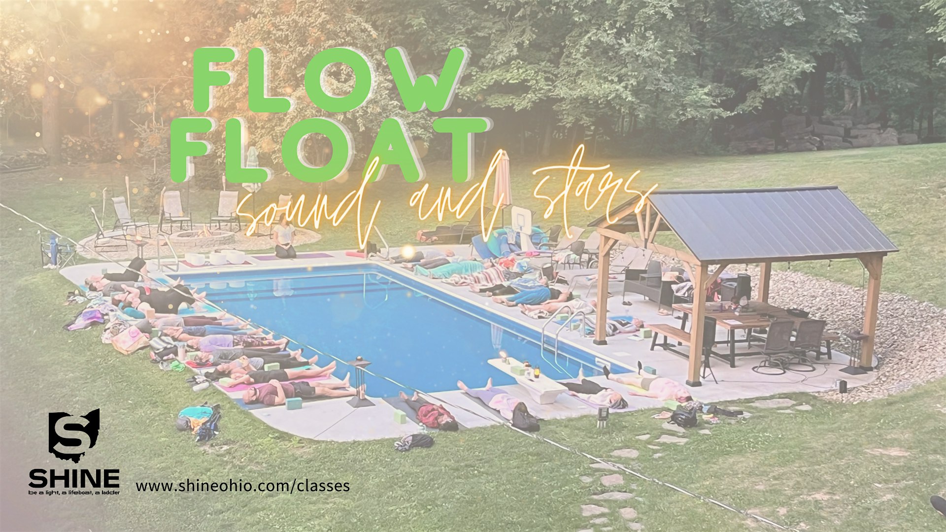 Flow, Float, Sound and Stars at SHINE Education + Retreat Center – Kent, OH