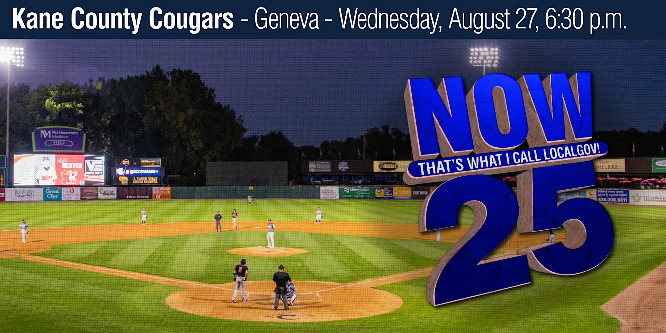 Local Gov 2025 – Kane County Cougars at Kane County Cougars – Geneva, IL
