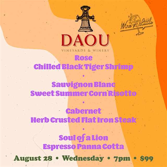 Daou Wine Dinner! at Wine A Little – McKinney, TX