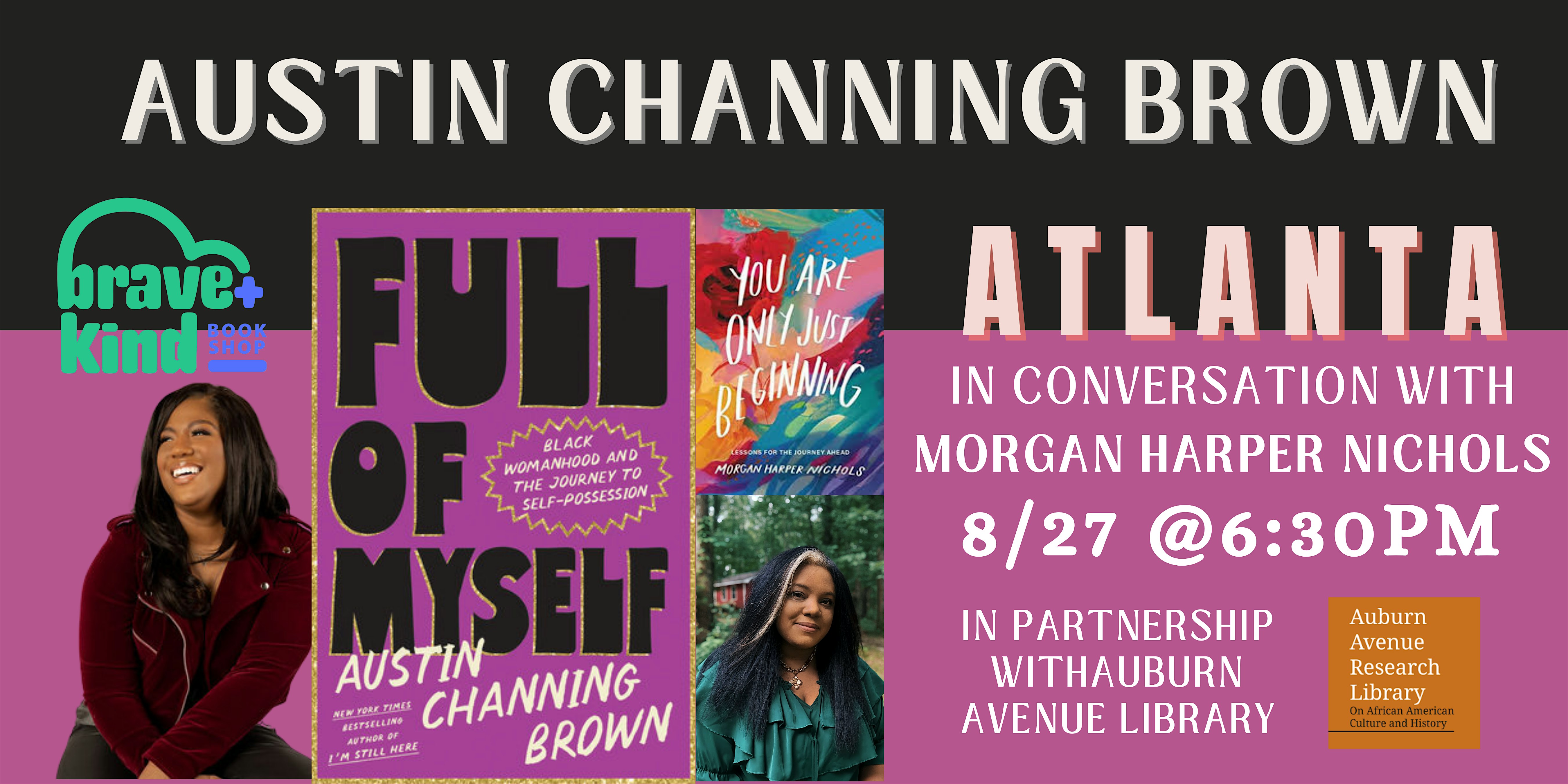 Author Event | Austin Channing Brown | FULL OF MYSELF at Auburn Avenue Research Library – Atlanta, GA