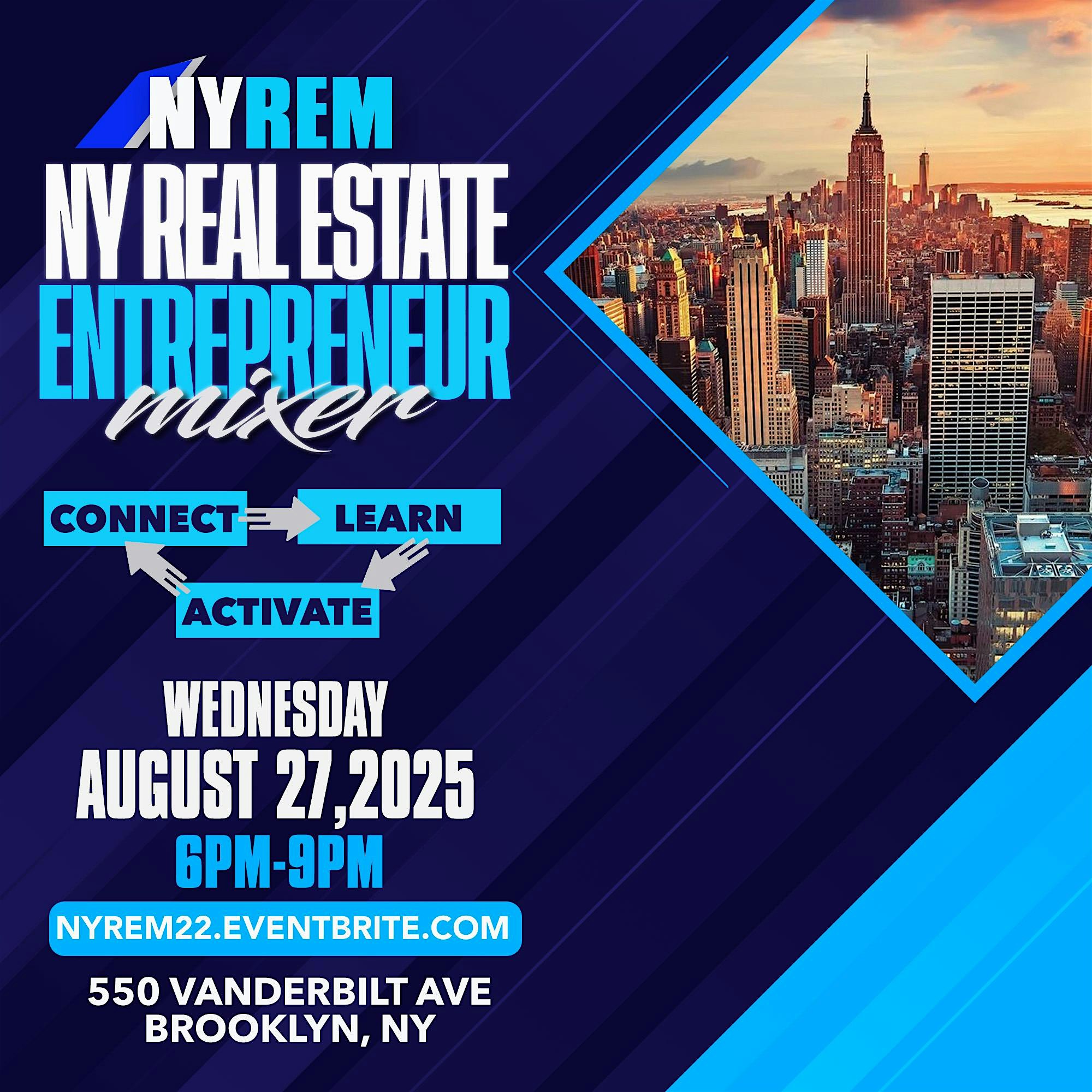 New York Real Estate Mixer – August edition at 550 Vanderbilt Ave – Brooklyn, NY