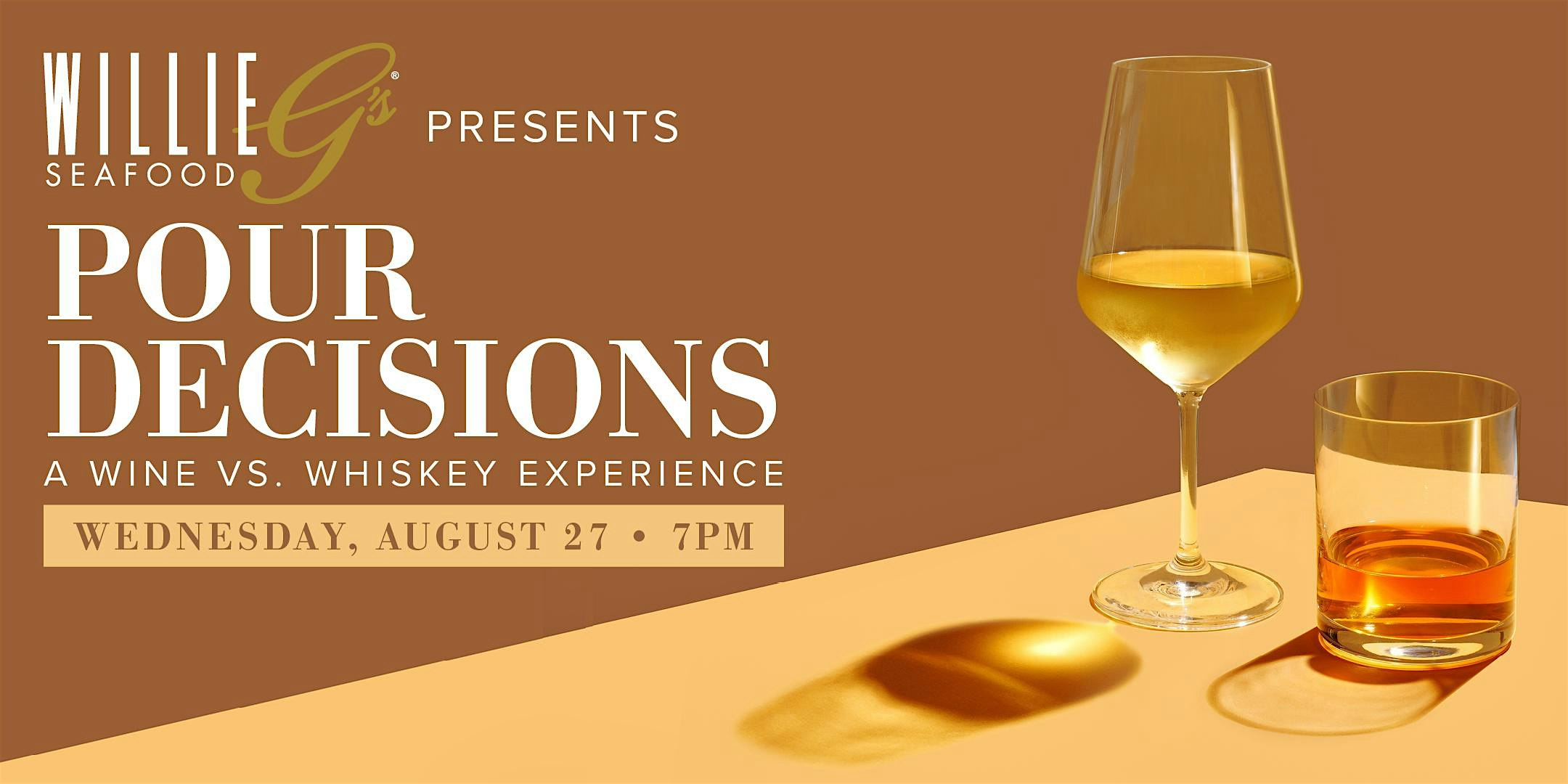 Willie G’s Post Oak – Pour Decisions A Wine vs. Whiskey Experience at Willie G’s Post Oak – Houston, TX
