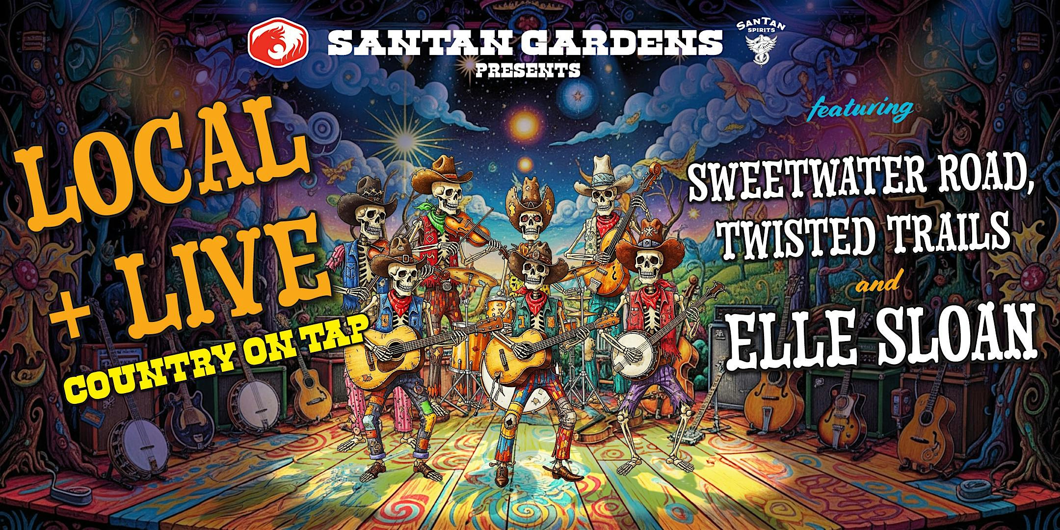 Local & Live Ft. Elle Sloan, Twisted Trails, and Sweetwater Road at SanTan Gardens – Chandler, AZ