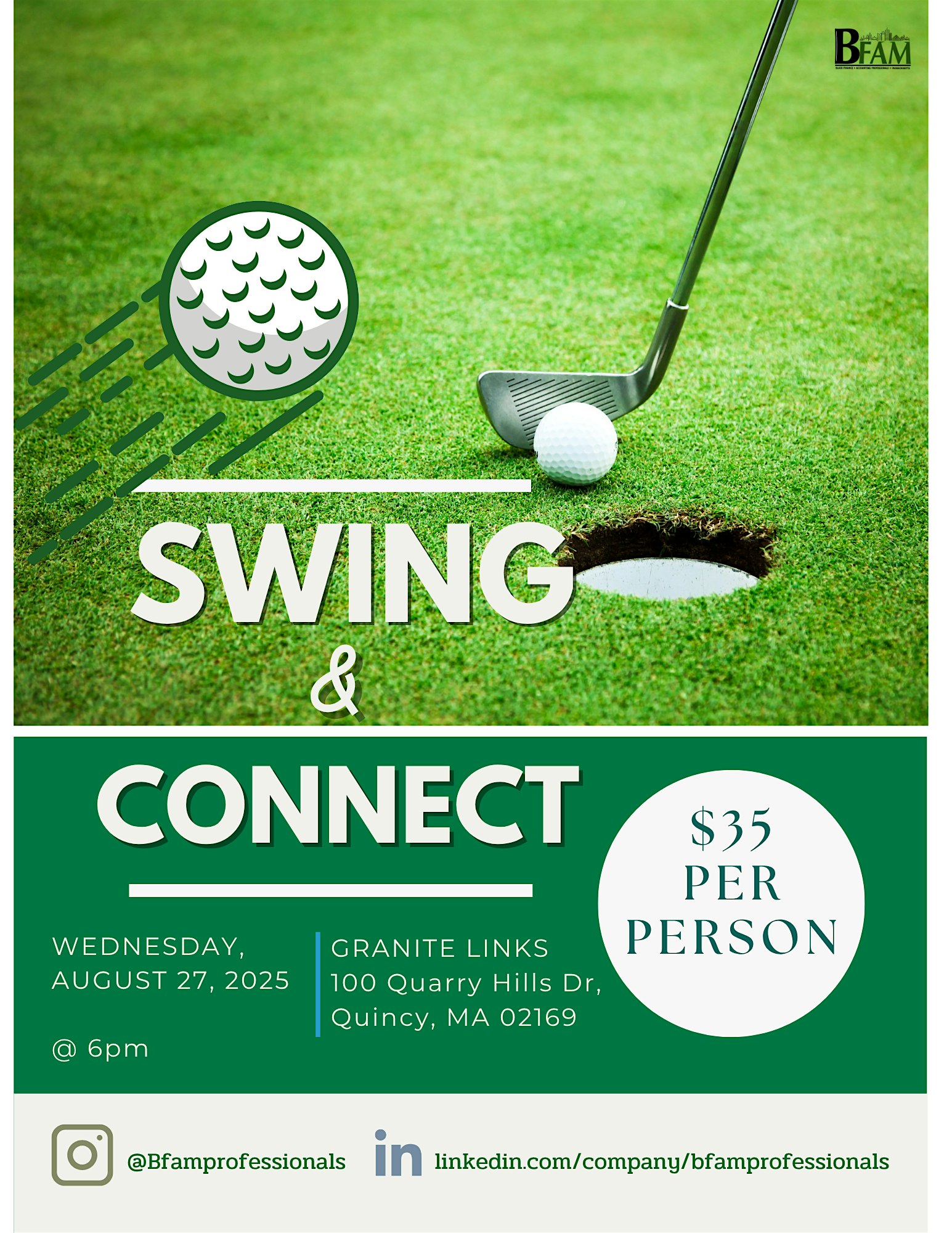 Swing & Connect at Granite Links – Quincy, MA