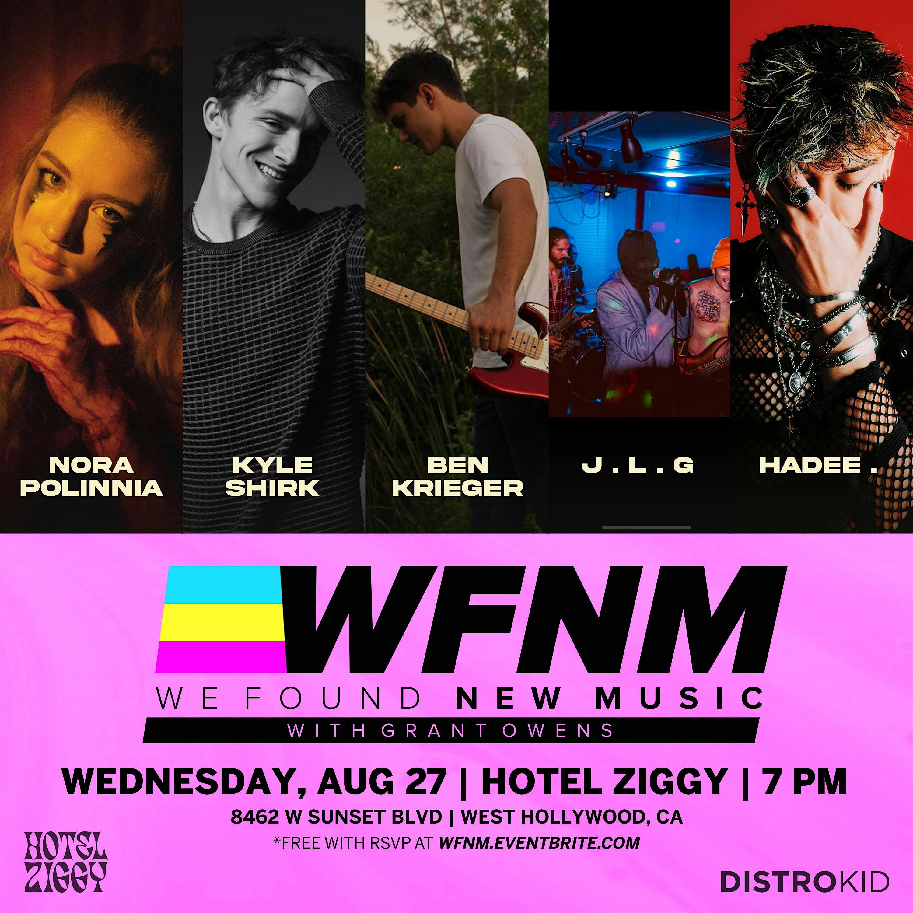 HADEE., J.L.G, Ben Krieger, Kyle Shirk, Nora Polinnia at Hotel Ziggy Los Angeles – West Hollywood, CA
