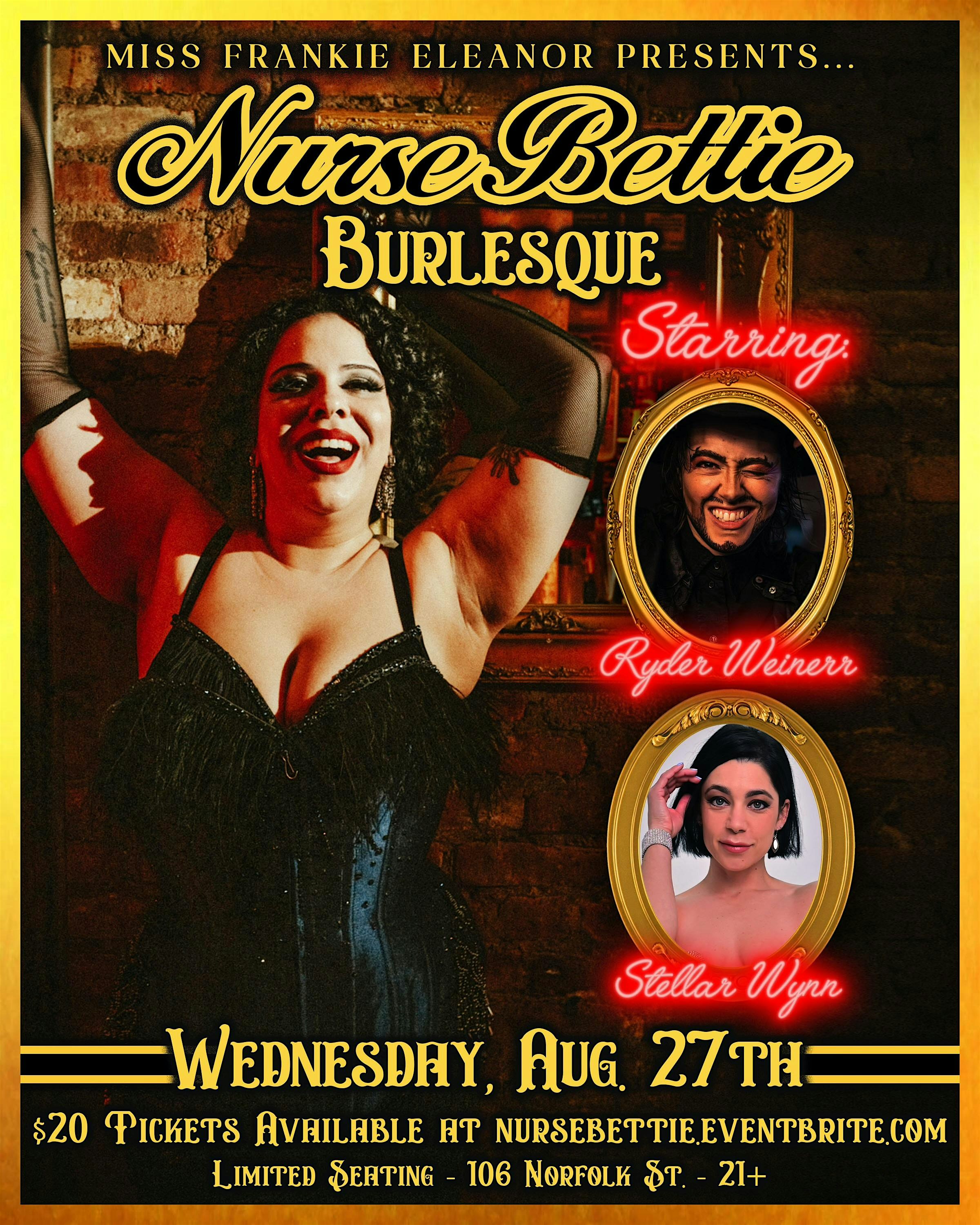 Nurse Bettie Burlesque Show at Nurse Bettie – New York, NY
