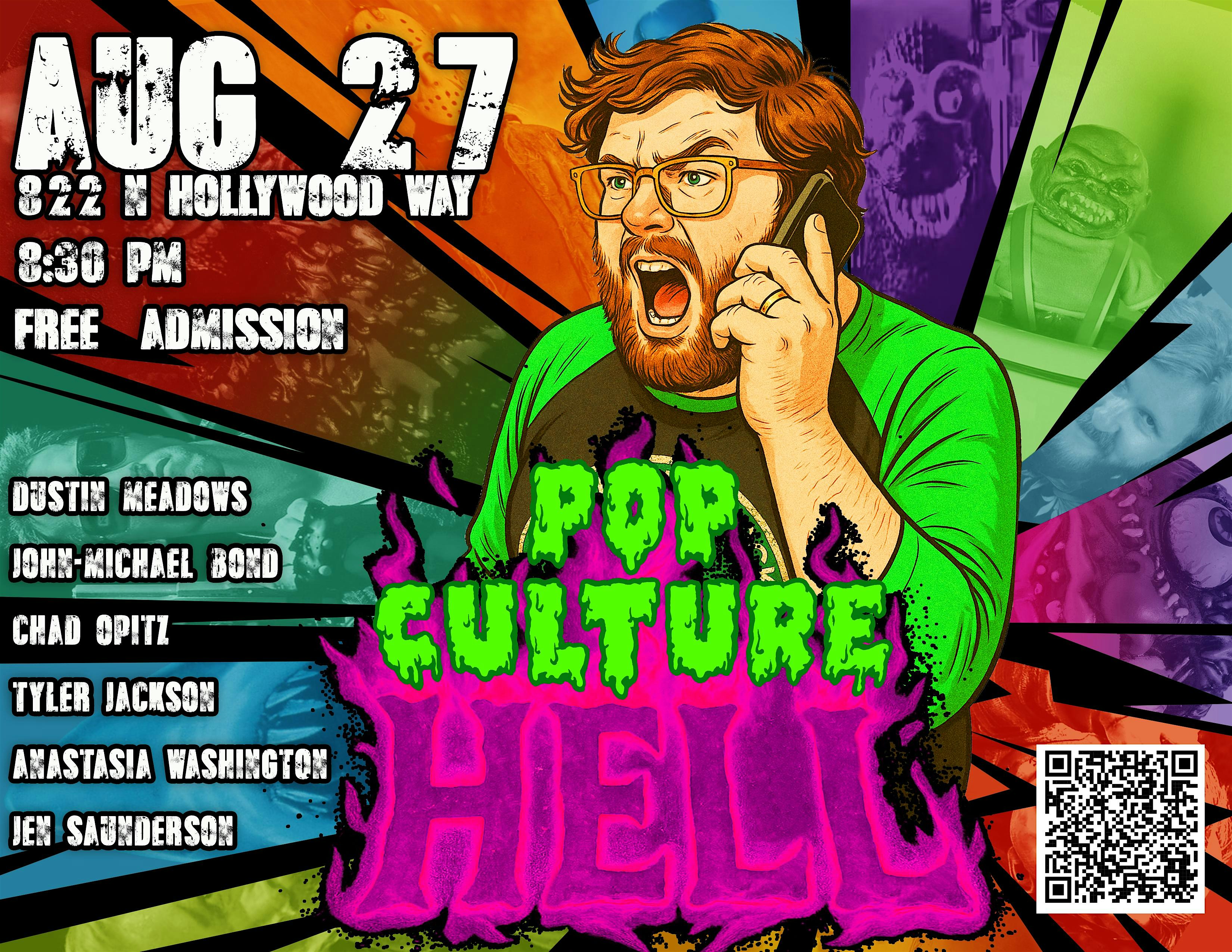 Pop Culture Hell Comedy Show at 822 N Hollywood Way – Burbank, CA