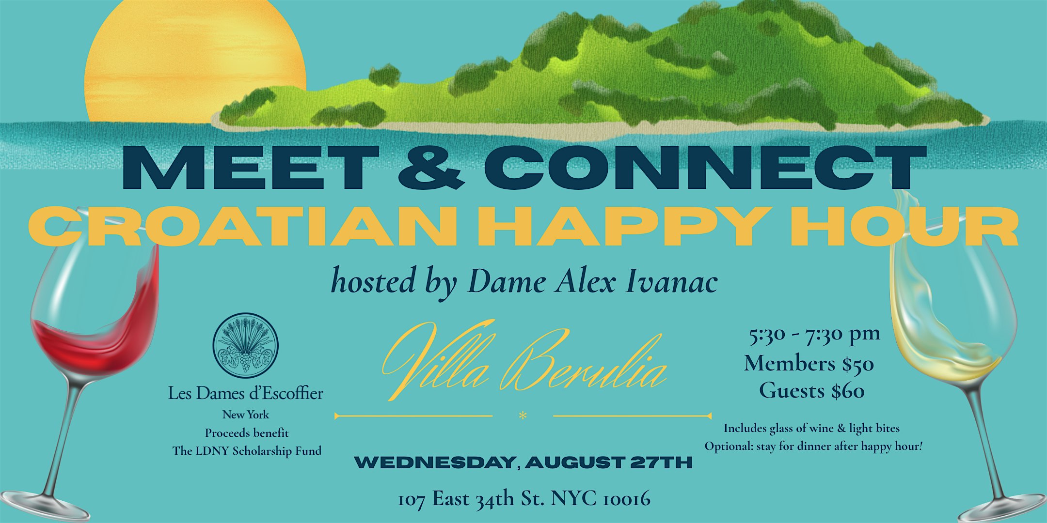 LDNY’s Meet and Connect: Croatian Happy Hour at Villa Berulia – New York, NY
